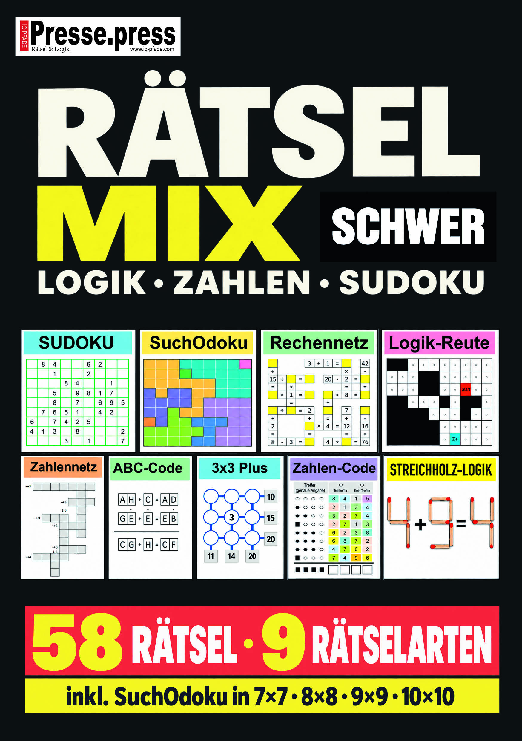 Rätsel-Mix – Schwer