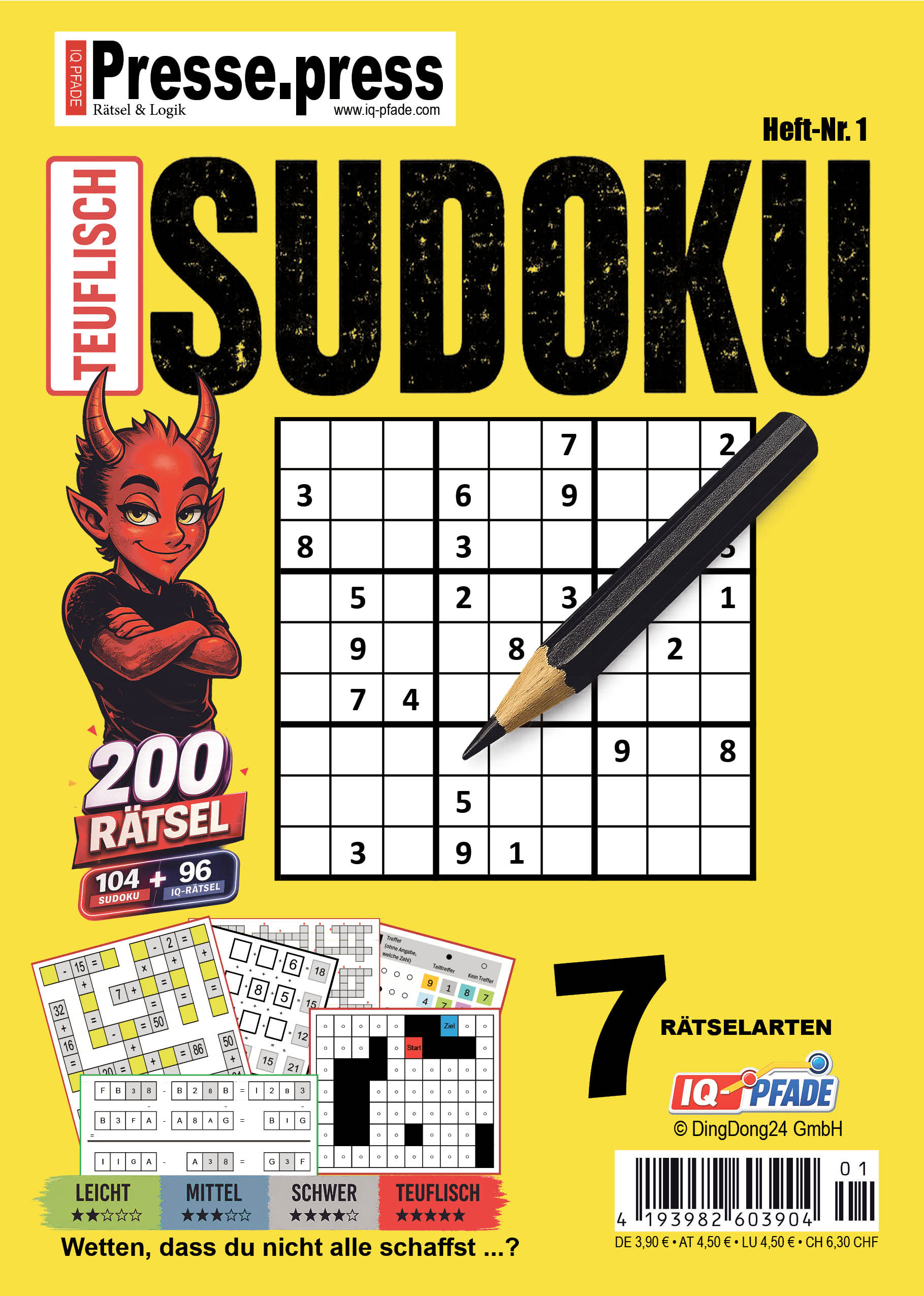 Teuflisch Sudoku Nr. 1